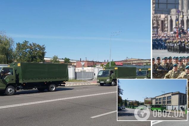 Появились фото и видео с украинскими военным, которые готовятся к параду в Киеве