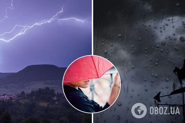Атмосферный фронт принесет в Украину похолодание и грозы: где ожидается плохая погода