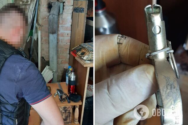 СБУ задержала главаря банды, готовившего провокации ко Дню Независимости: у него изъяли взрывчатку. Фото