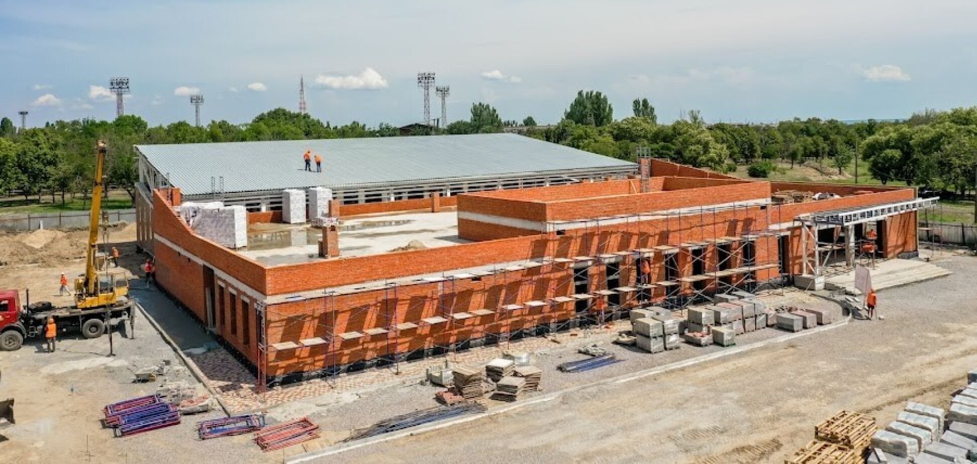 У Нікополі “з нуля” будують сучасний спорткомплекс з басейнами