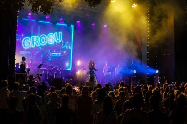 Українська співачка Аліна Гросу дала великий концерт в Одесі. Фото