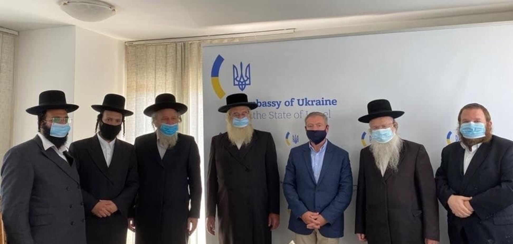 Посол України в Ізраїлі Євген Корнійчук зустрівся з представниками Бреславського рабинського комітету
