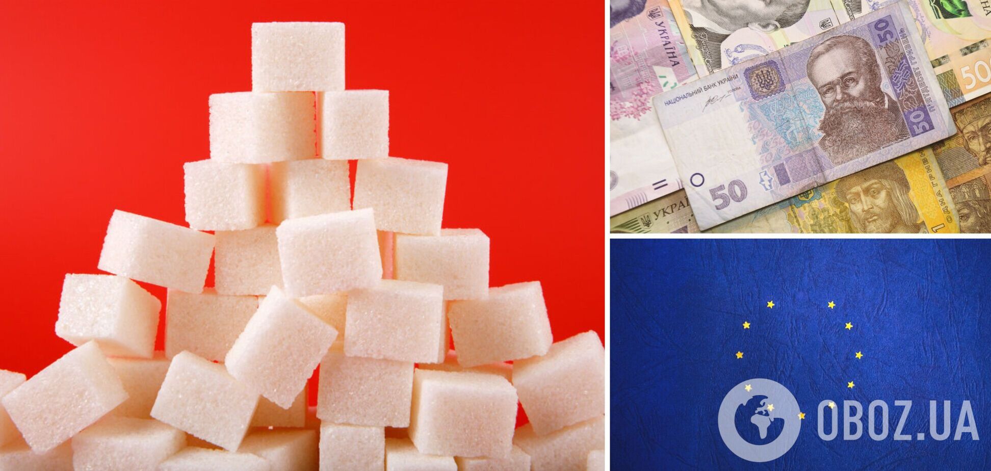 Сахар в Украине стоит на 10-20% дороже, чем в ЕС: озвучена ключевая причина