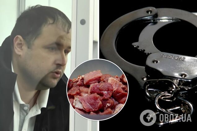 У Луцьку чоловік украв м'ясо в супермаркеті, прокурор вимагає для нього 5 років в'язниці. Відео