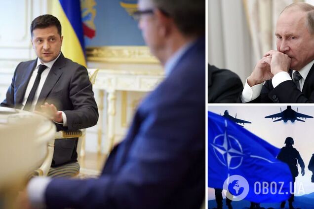Зеленский объяснил, зачем Украине вступление в НАТО, и рассказал об отношении к Путину
