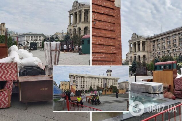 Вызвавшую протесты инсталляцию из центра Киева переместили в другое место. Фото и видео