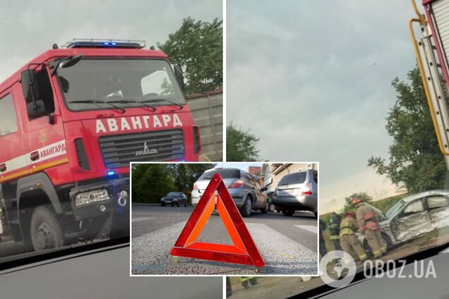 Под Одессой произошло масштабное ДТП с участием четырех авто. Фото и видео