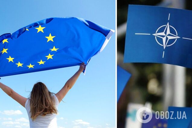 Соціологи розповіли, скільки українців підтримують вступ України в ЄС і НАТО