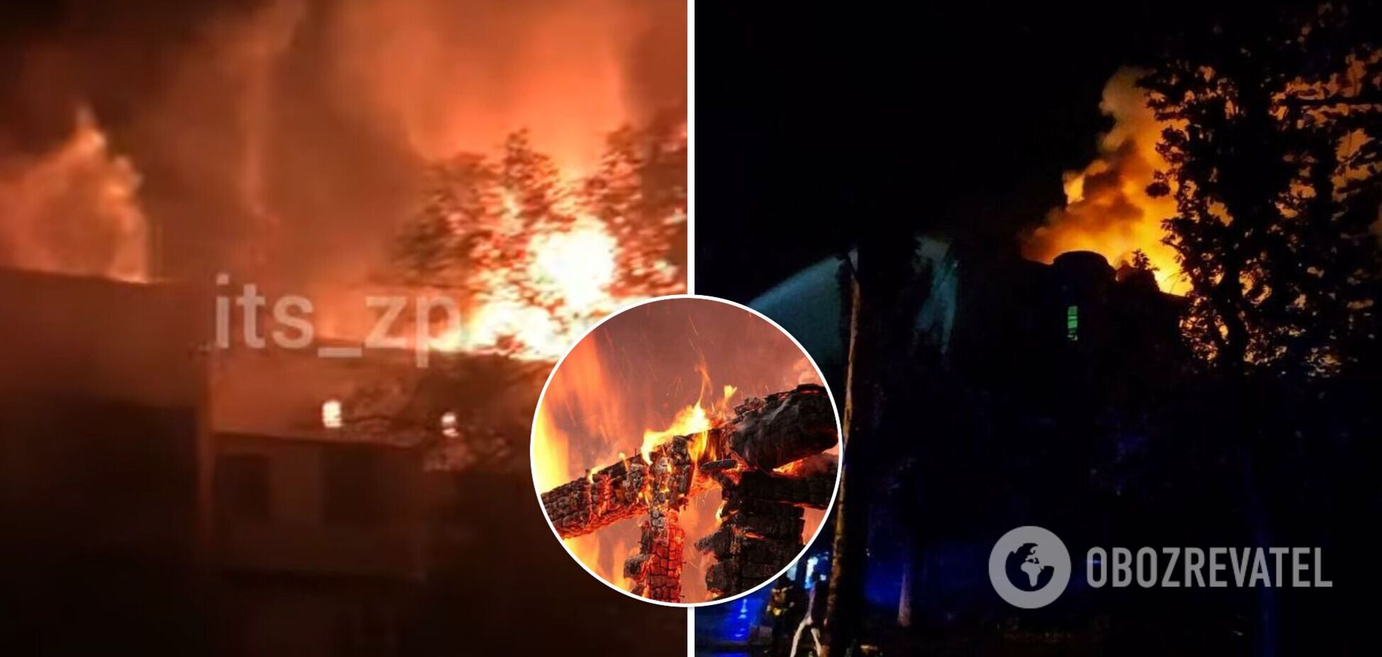 У Запоріжжі пролунав вибух у багатоповерхівці, будинок охопила пожежа. Фото та відео