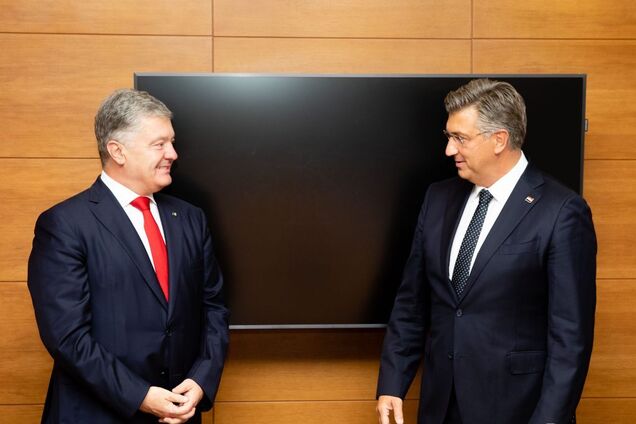 Порошенко обговорив з прем'єром Хорватії важливі для України питання