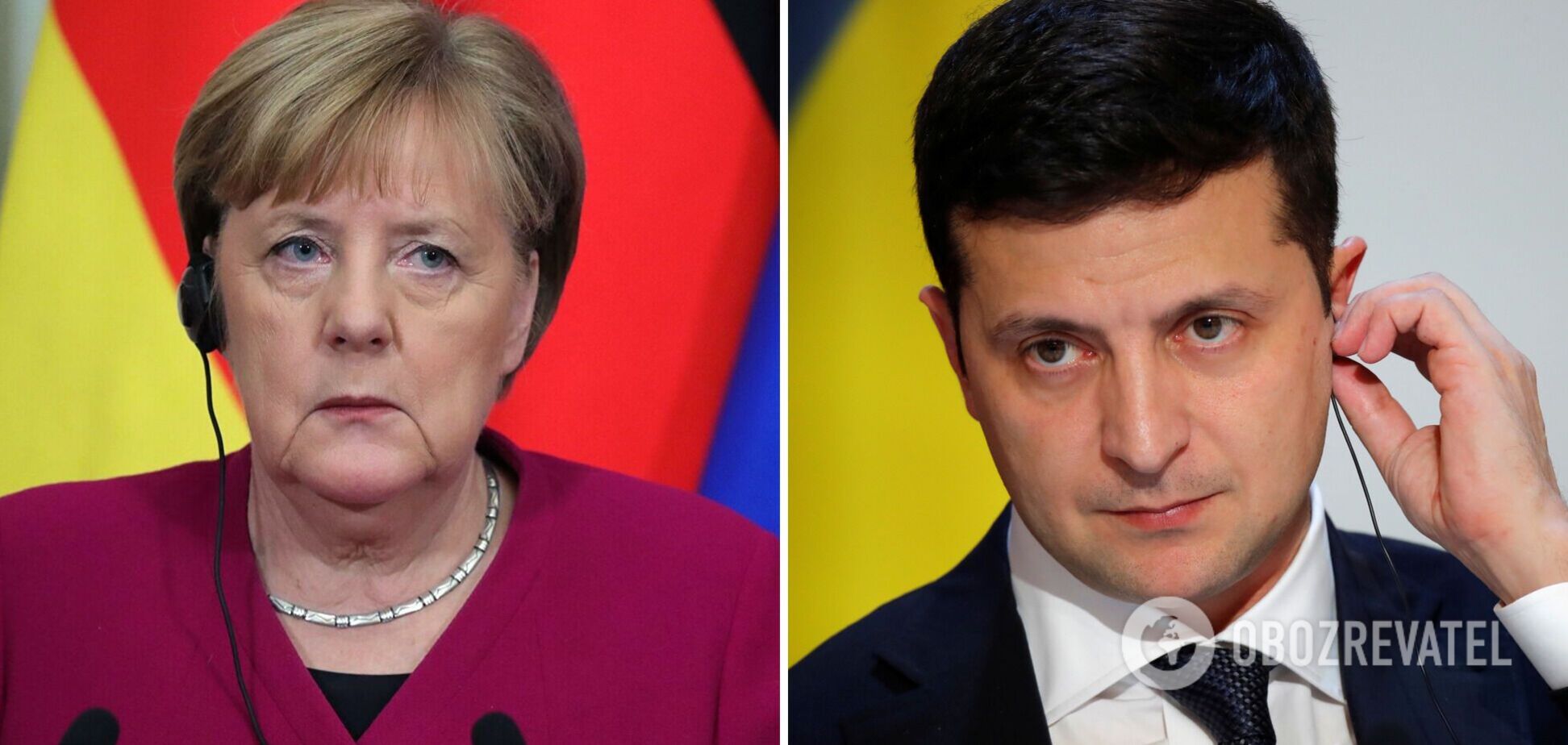 Зеленський та Меркель обговорили ситуацію з безпекою на українських кордонах