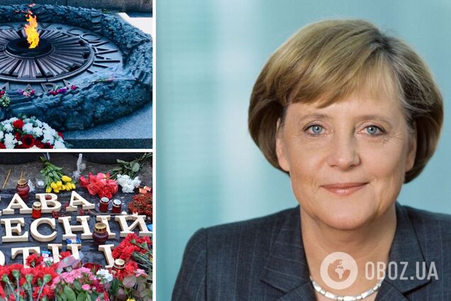 Меркель в Киеве почтила воинов Второй мировой и Героев Небесной Сотни