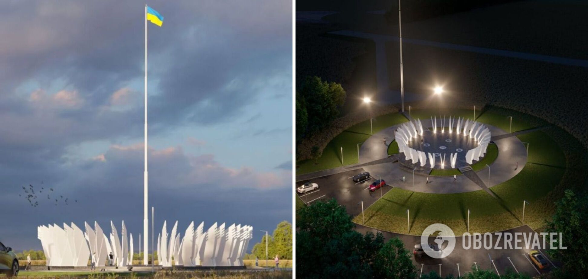 У Черкаській області відкрили арт-об'єкт зі сталі Метінвесту