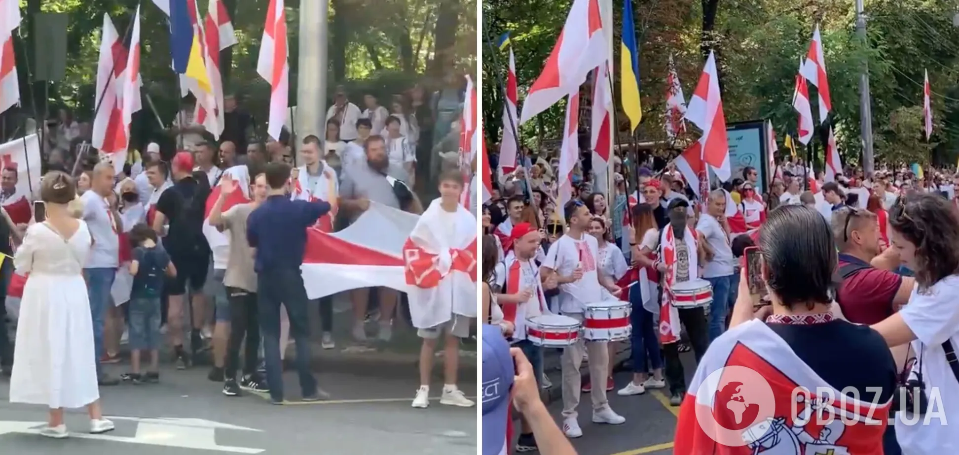 В Киеве в День Независимости исполнили знаменитую кричалку о Путине. Видео 18+