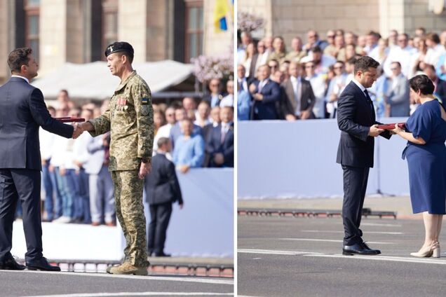 Зеленський в День Незалежності присвоїв звання Героя п'ятьом українцям