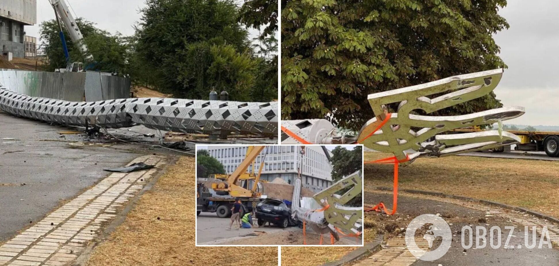 Глава Херсонской ОГА считает, что падение флагштока могло быть диверсией