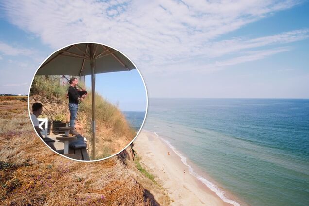 Одесса - гимн Украины на волынке