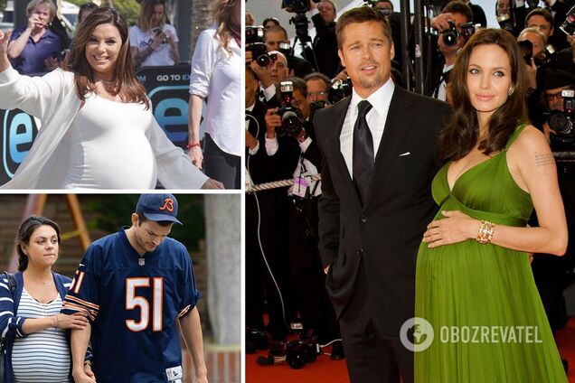 Голливудские звезды в положении часто появляются на публике