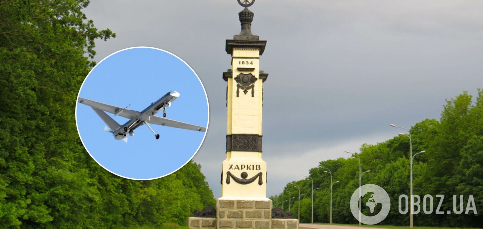 На Харківщині російський безпілотник намагався наблизитися до військової частини. Ексклюзивні подробиці