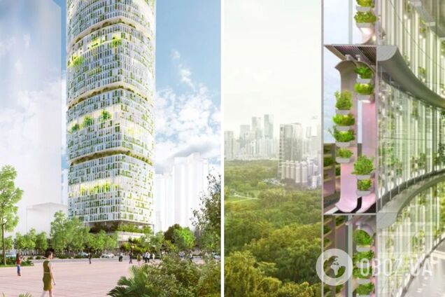 В Китае возведут 'зеленый' небоскреб, в котором выращивание растений будет контролировать ИИ