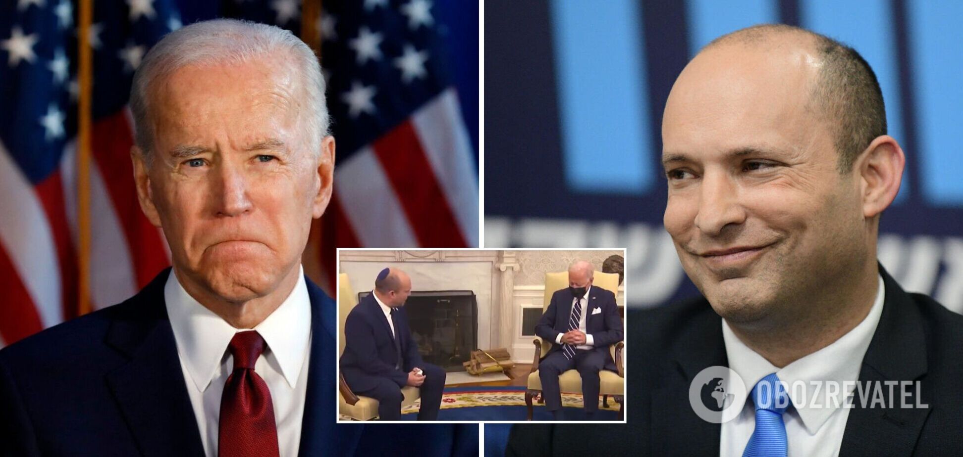 Байден заснув: у мережі запустили фейк про зустріч президента США з прем'єром Ізраїлю