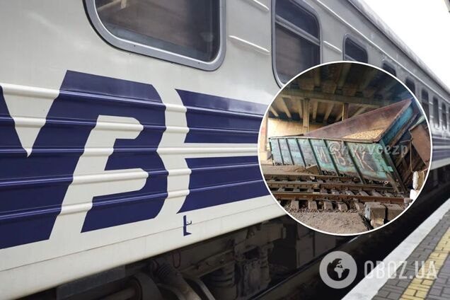 В Запорожье сошел с рельсов грузовой поезд: в УЗ предупредили пассажиров о задержках