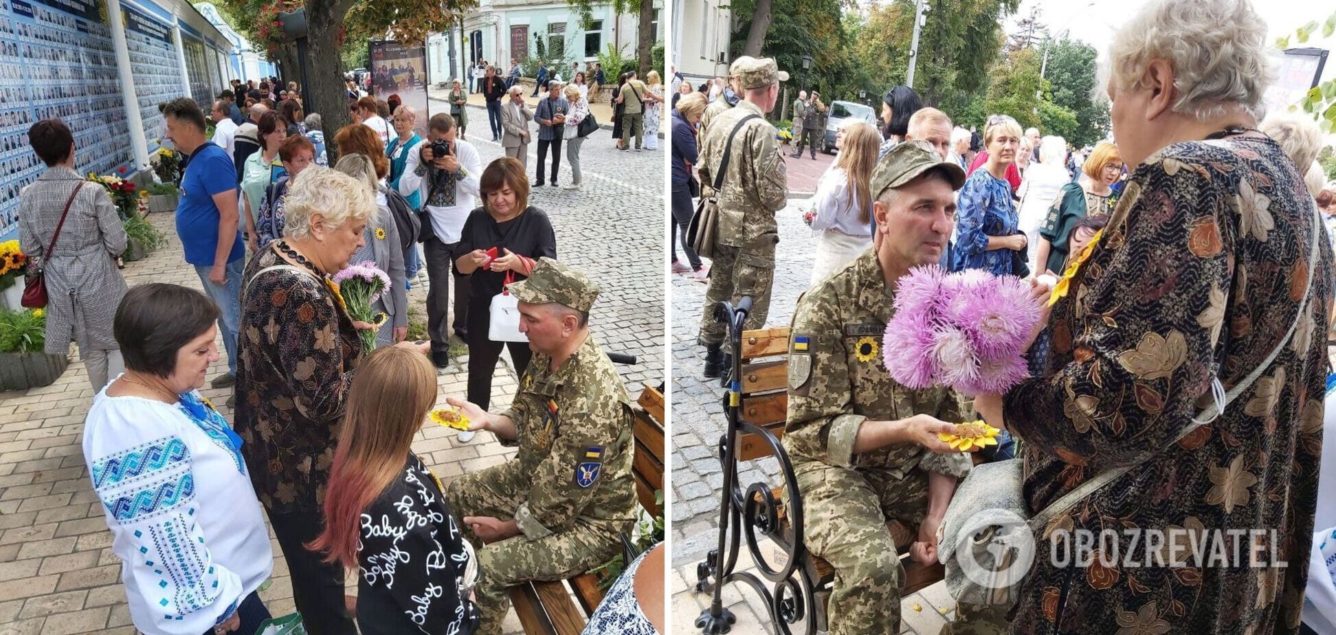 Украинцы массово собрались в Киеве на молебен в память о защитниках Украины. Фото и видео