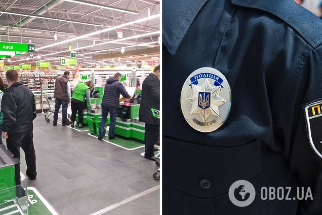 In Kiev, a supermarket employee cranked up a scam with the return of goods