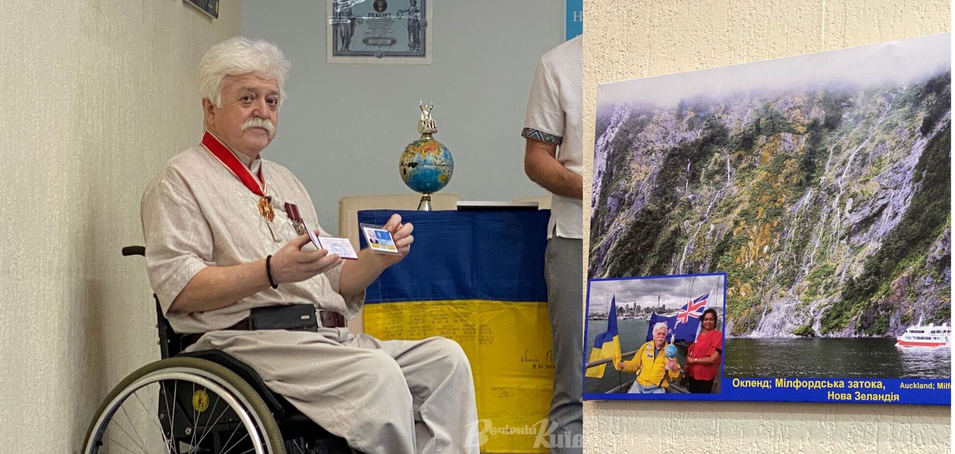 Легендарный киевлянин на инвалидной коляске посетил 70 стран и делает удивительные фото своих путешествий