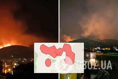 Пожары в Хорватии продолжаются вторые сутки