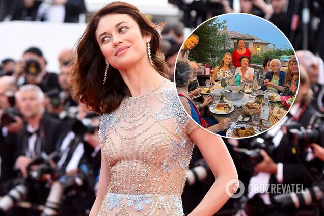 'Девушка Бонда' Куриленко отдохнула со своей французской семьей в украинском стиле. Фото