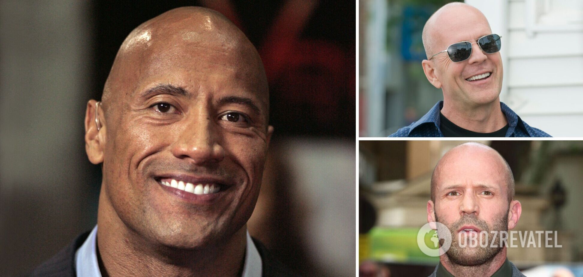 Вілліс, Стетхем, Джонсон та інші: як лисі голлівудські зірки виглядали до популярності. Фото