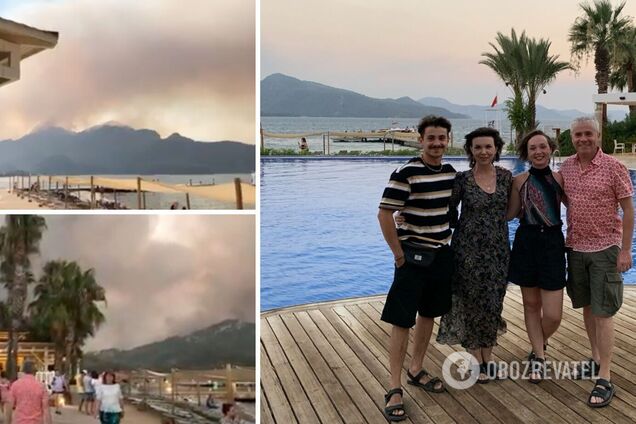 Пожары в Турции испортили отдых семье журналиста Константина Грубича