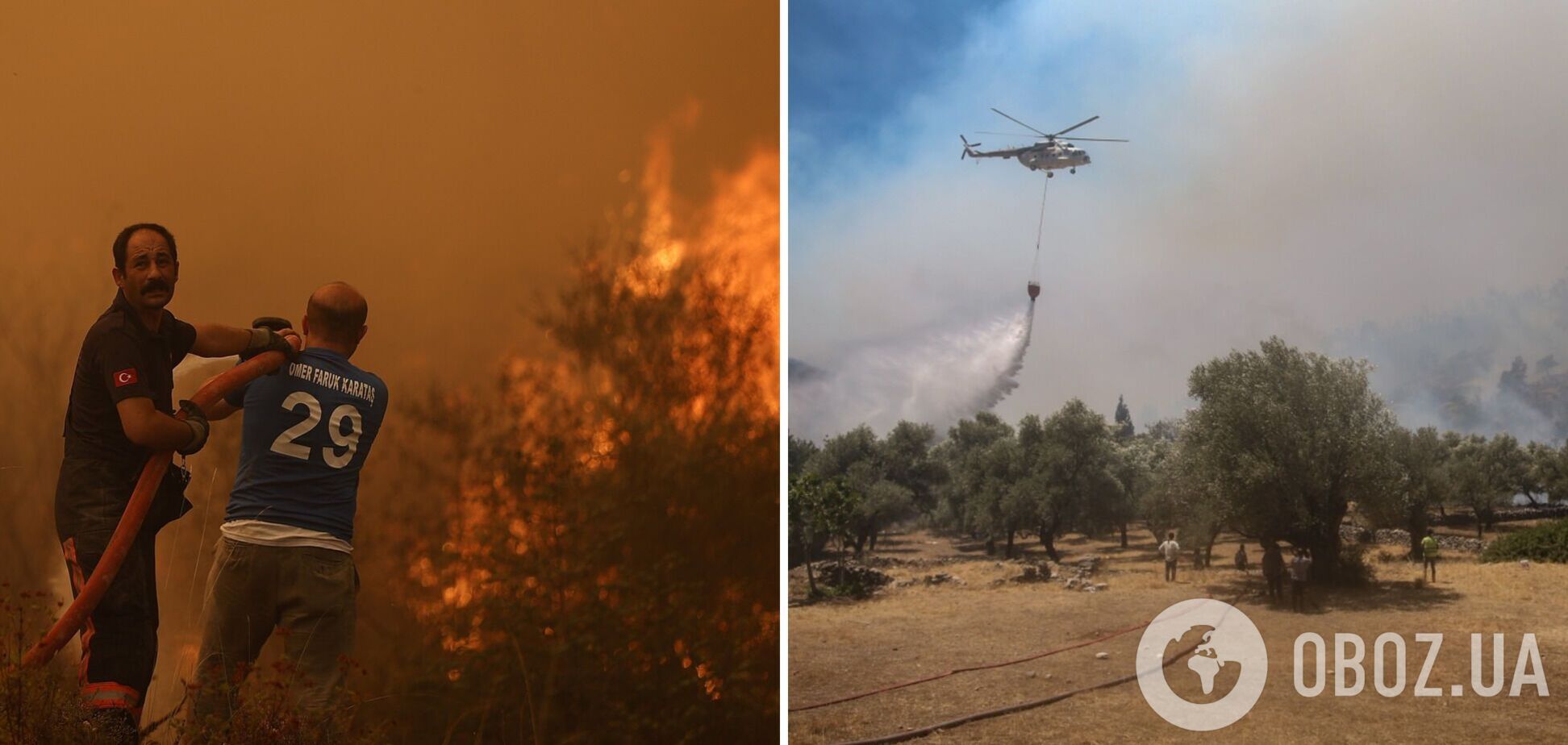 У Туреччині продовжують гасити пожежі