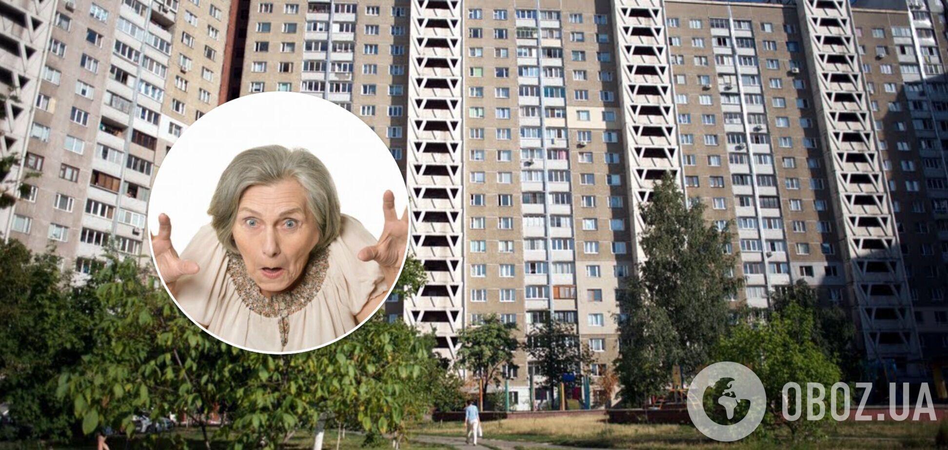 В Киеве на Теремках бабушка бросала в детей посуду, а потом затопила соседей. Видео