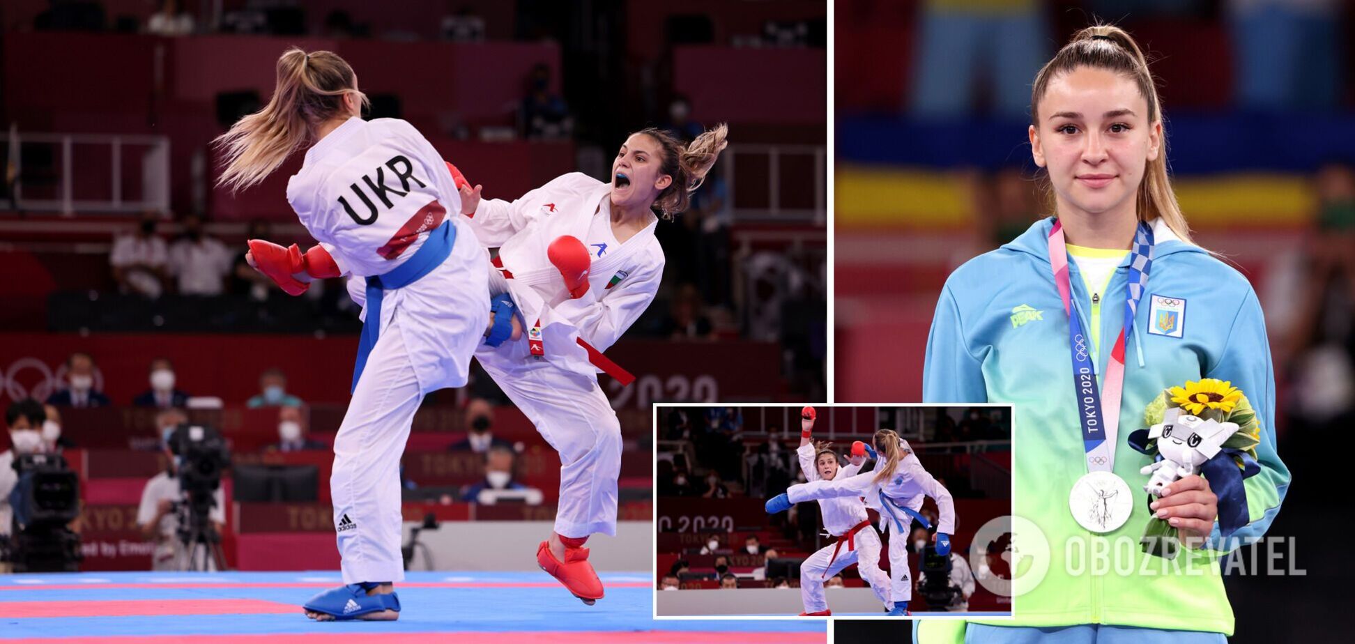 Каратистка Терлюга принесла Украине третье 'серебро' на Олимпиаде-2020. Фото и видео