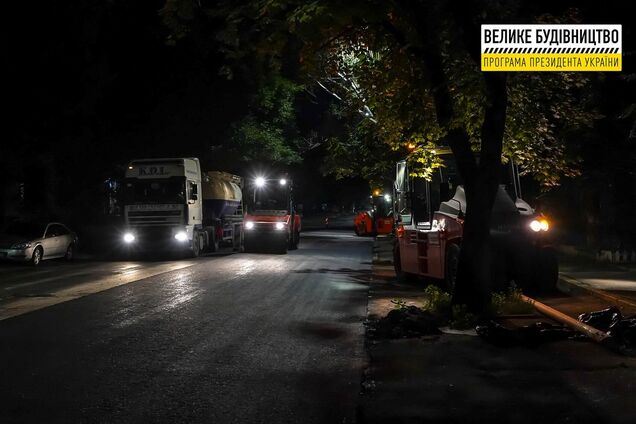 Ремонт автодороги М-14 триває цілодобово