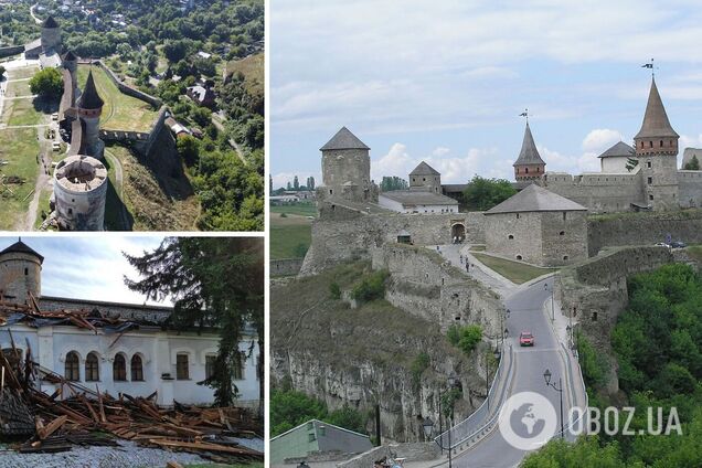 Крепость в городе Каменец-Подольский повредил ураган