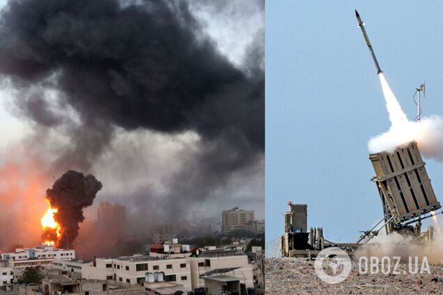 Ізраїль завдав удару по сектору Гази у відповідь на атаки ХАМАС. Відео