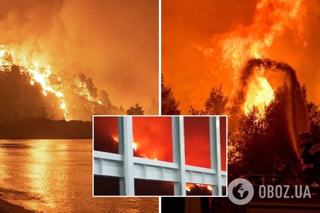 Грецию из-за лесных пожаров назвали 'филиалом ада', есть погибшие. Видео