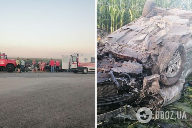 На Київщині зіткнулися два автомобілі, загинула однорічна дитина. Фото