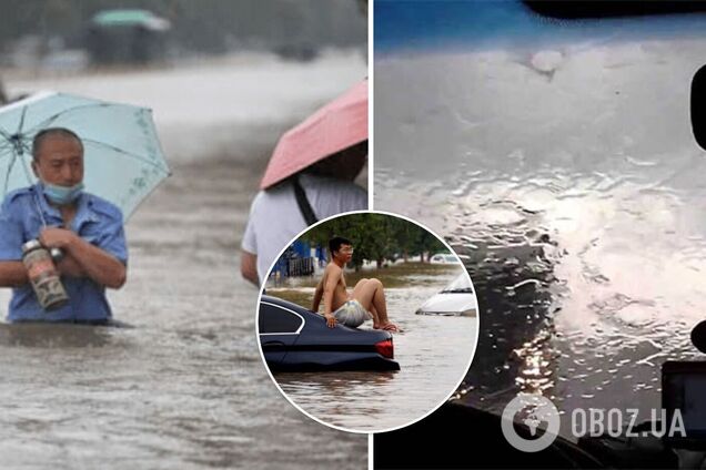 В Китае мощные ливни вызвали наводнение, эвакуировали 80 тыс. человек. Фото и видео