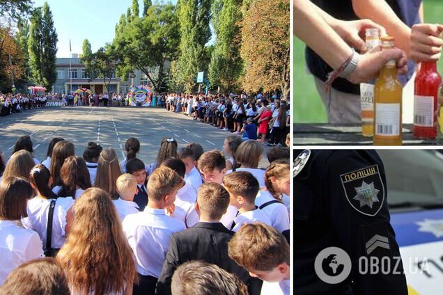 На Одещині підлітки 1 вересня влаштували п'яний дебош у школі та поплатилися