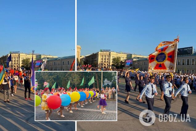 В Харькове прошло шествие, приуроченное ко Дню знаний