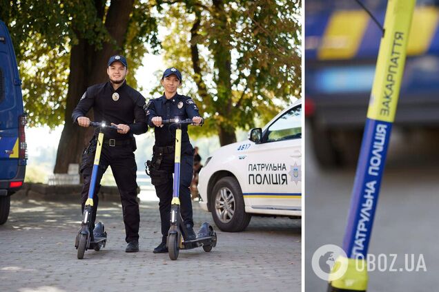 В Україні поліцейські вперше почали патрулювати вулиці на самокатах: деталі експерименту і фото