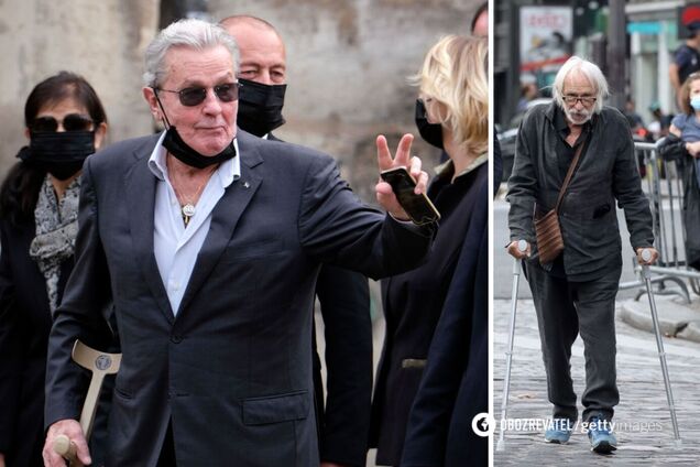 В сети показали кадры, как сейчас выглядят Ален Делон и Пьер Ришар. Видео