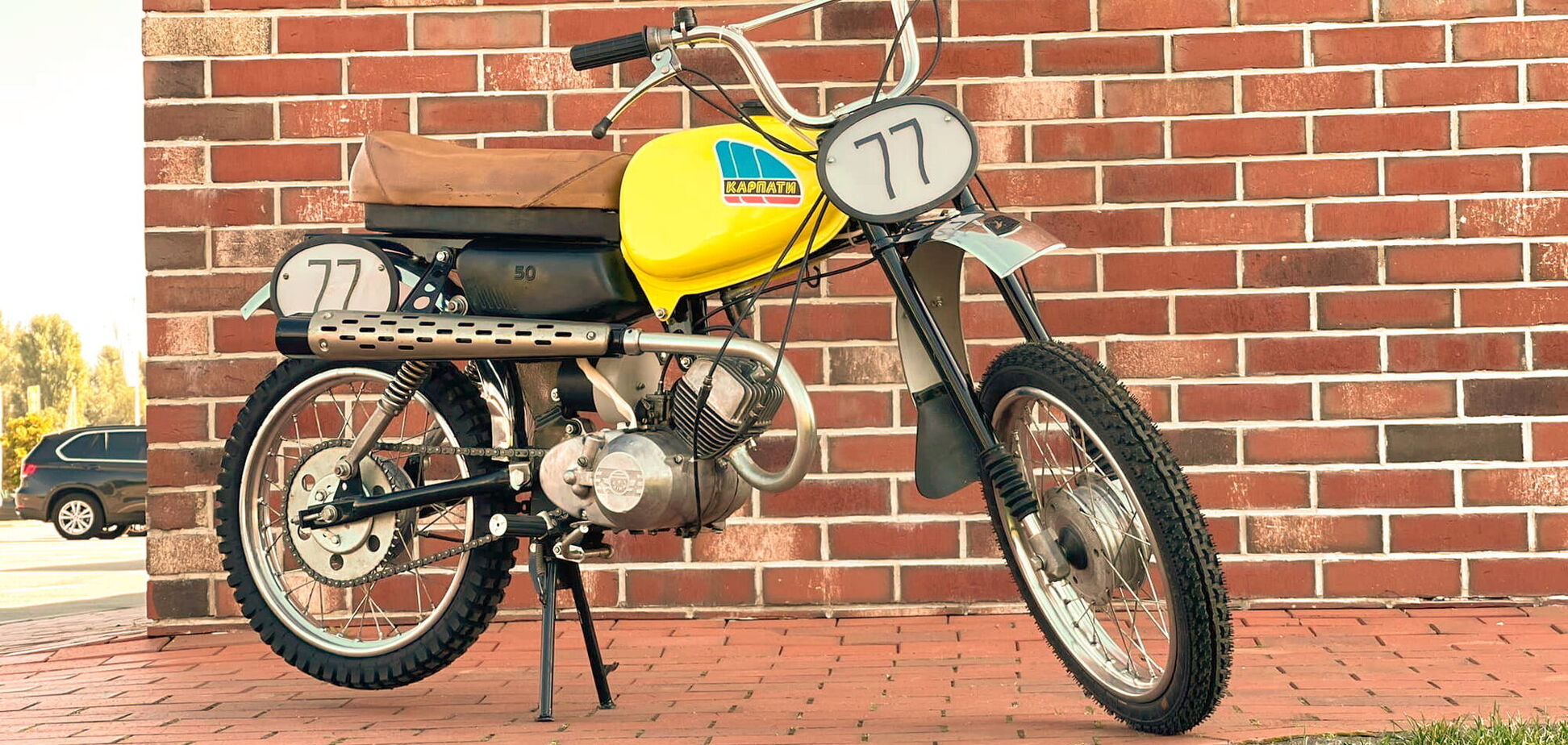 В Украине нашли и восстановили редкий мопед 'Карпаты-Кросс'