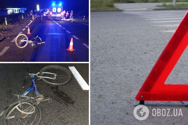 На Закарпатье авто сбило 13-летнего велосипедиста, мальчик умер на месте. Фото