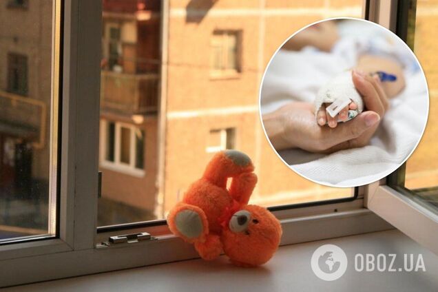 В Харькове годовалая девочка выпала из окна многоэтажки, врачи борются за жизнь ребенка