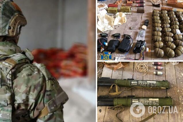 На Закарпатье обнаружили тайник со взрывчаткой и противотанковыми гранатами. Фото